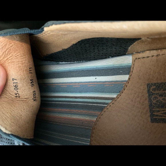 Johnston and Murphy McGuffey slip on suede shoes. - Picture 2 of 4